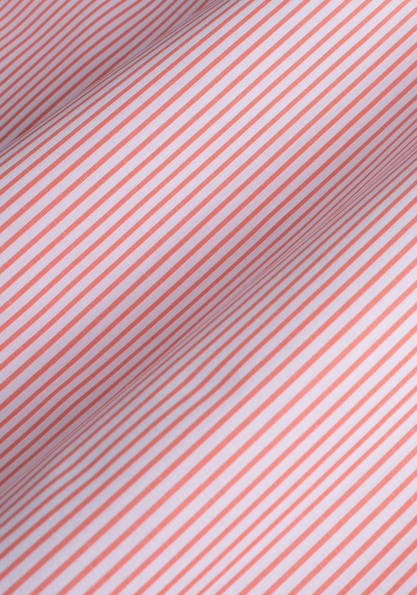 Orange Stripe Poplin Shirt
