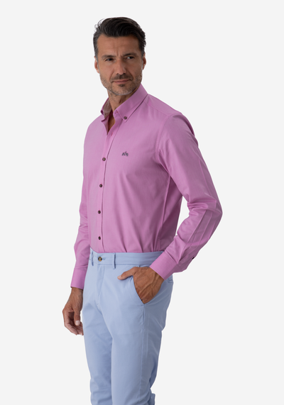 Powder Rose Oxford Shirt