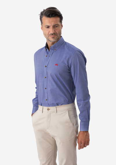 Light Indigo Oxford Shirt