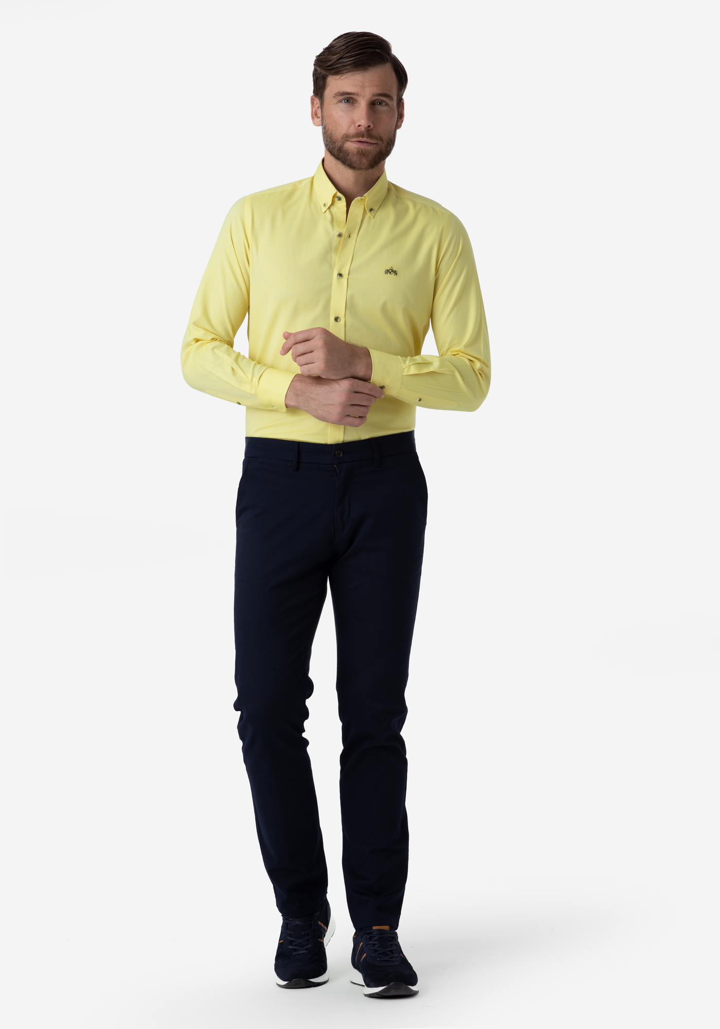 Pastel Yellow Oxford Shirt