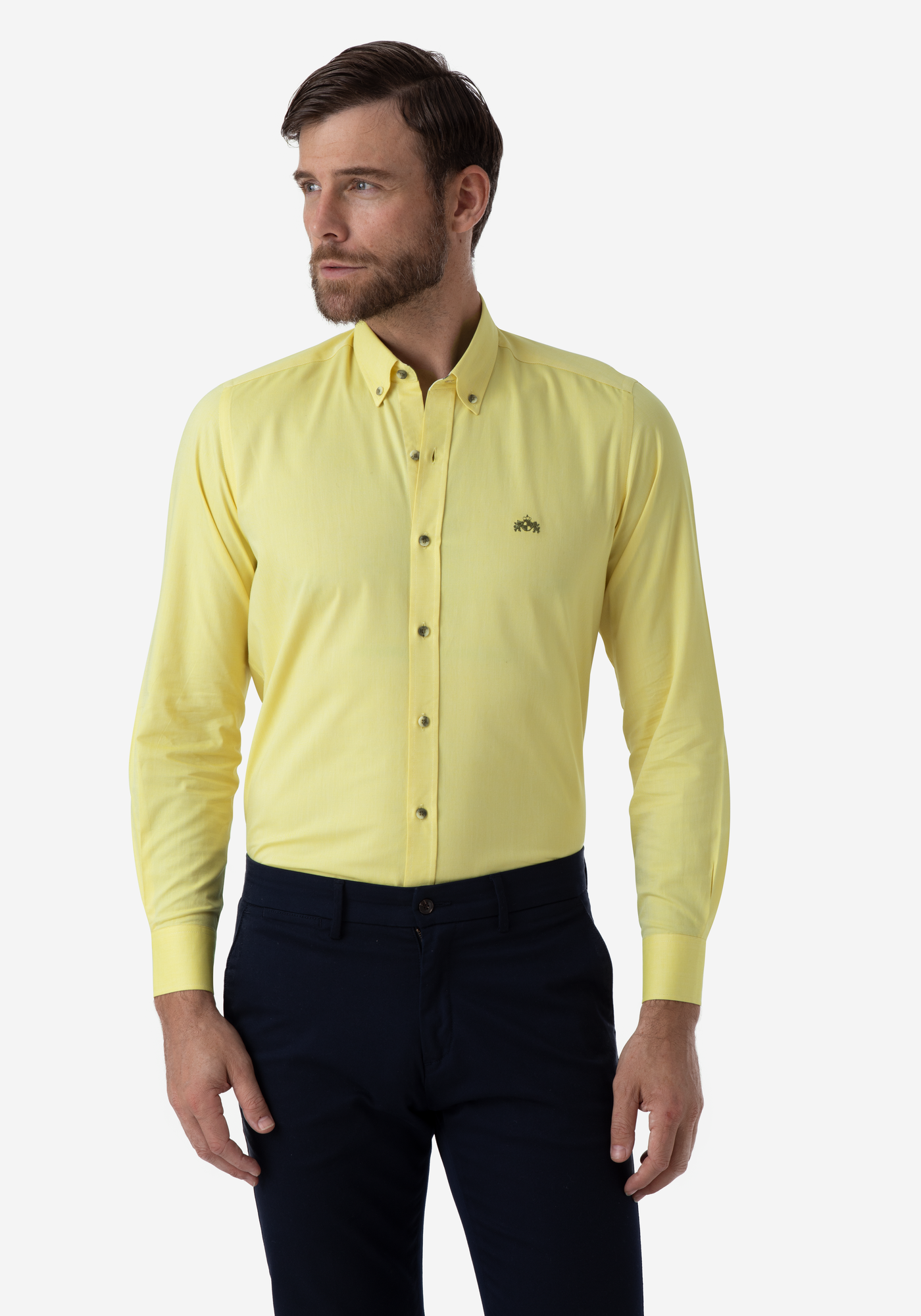 Pastel Yellow Oxford Shirt