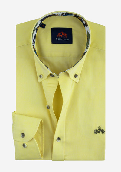 Pastel Yellow Oxford Shirt
