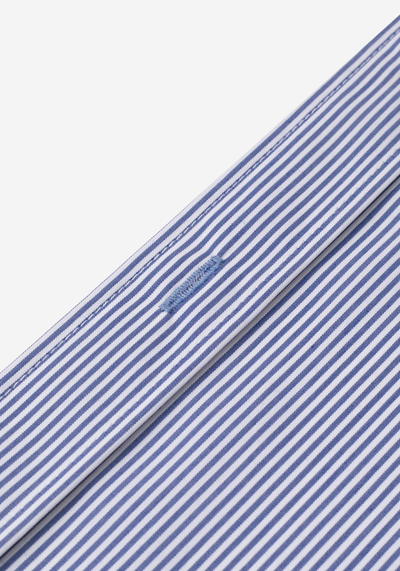 Navy Stripe Poplin Shirt