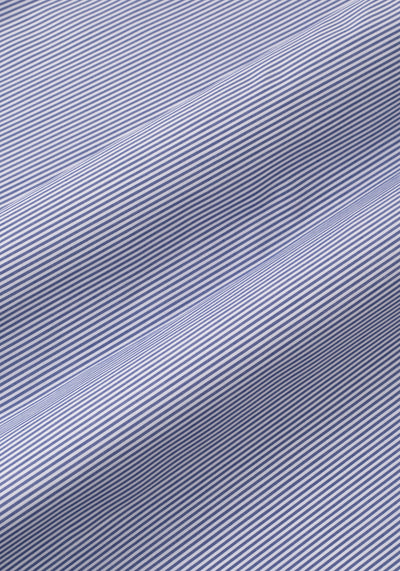 Navy Stripe Poplin Shirt