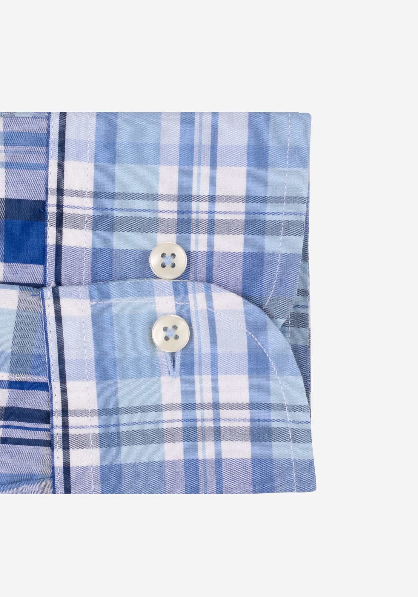 Blue Stripe Poplin Shirt