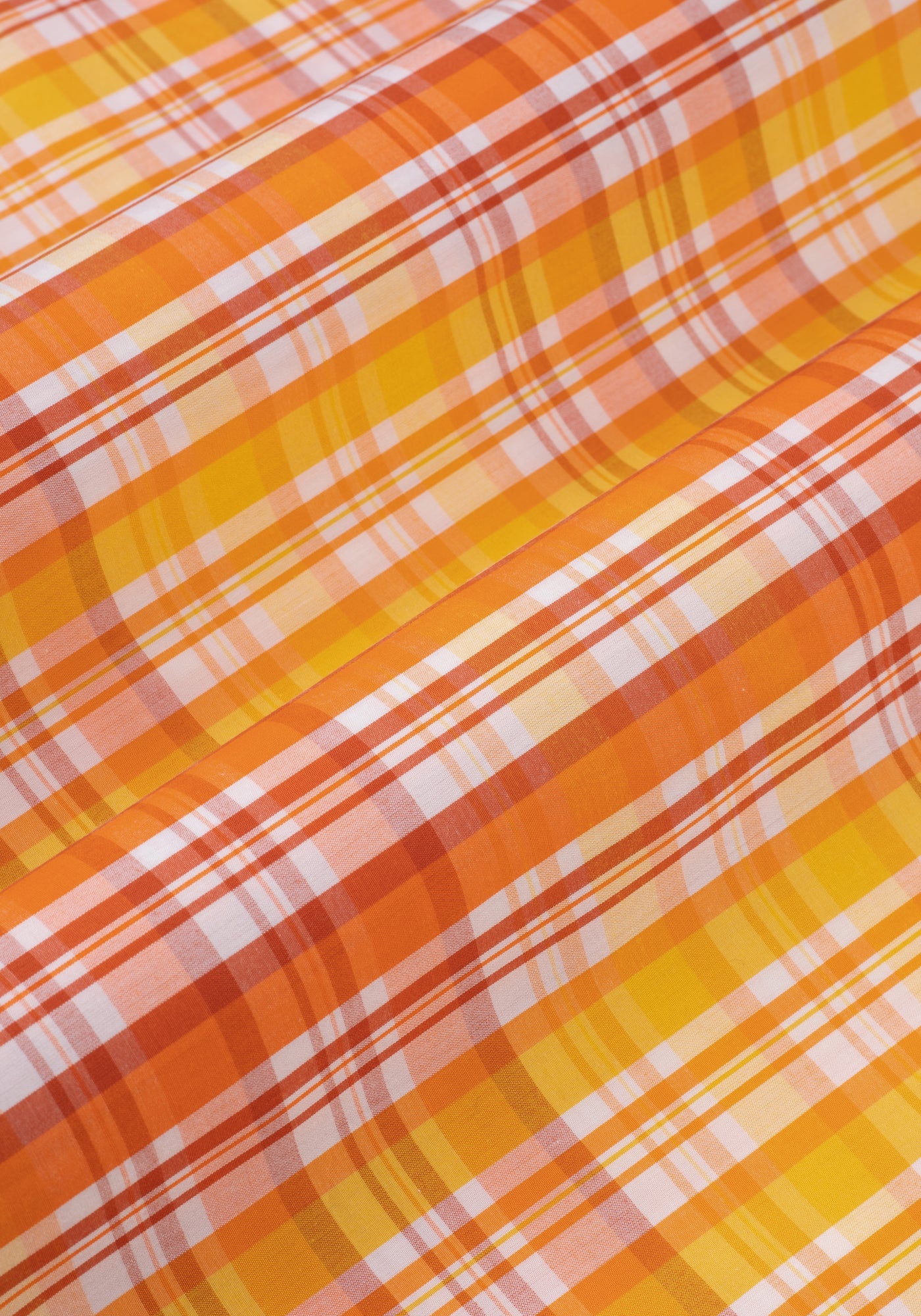 Orange Stripe Poplin Shirt
