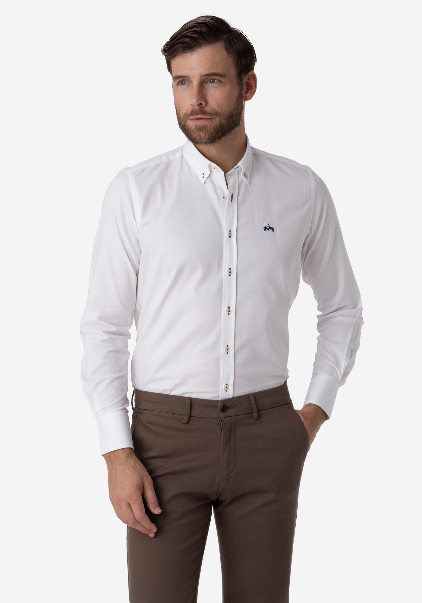 White Royal Oxford Shirt