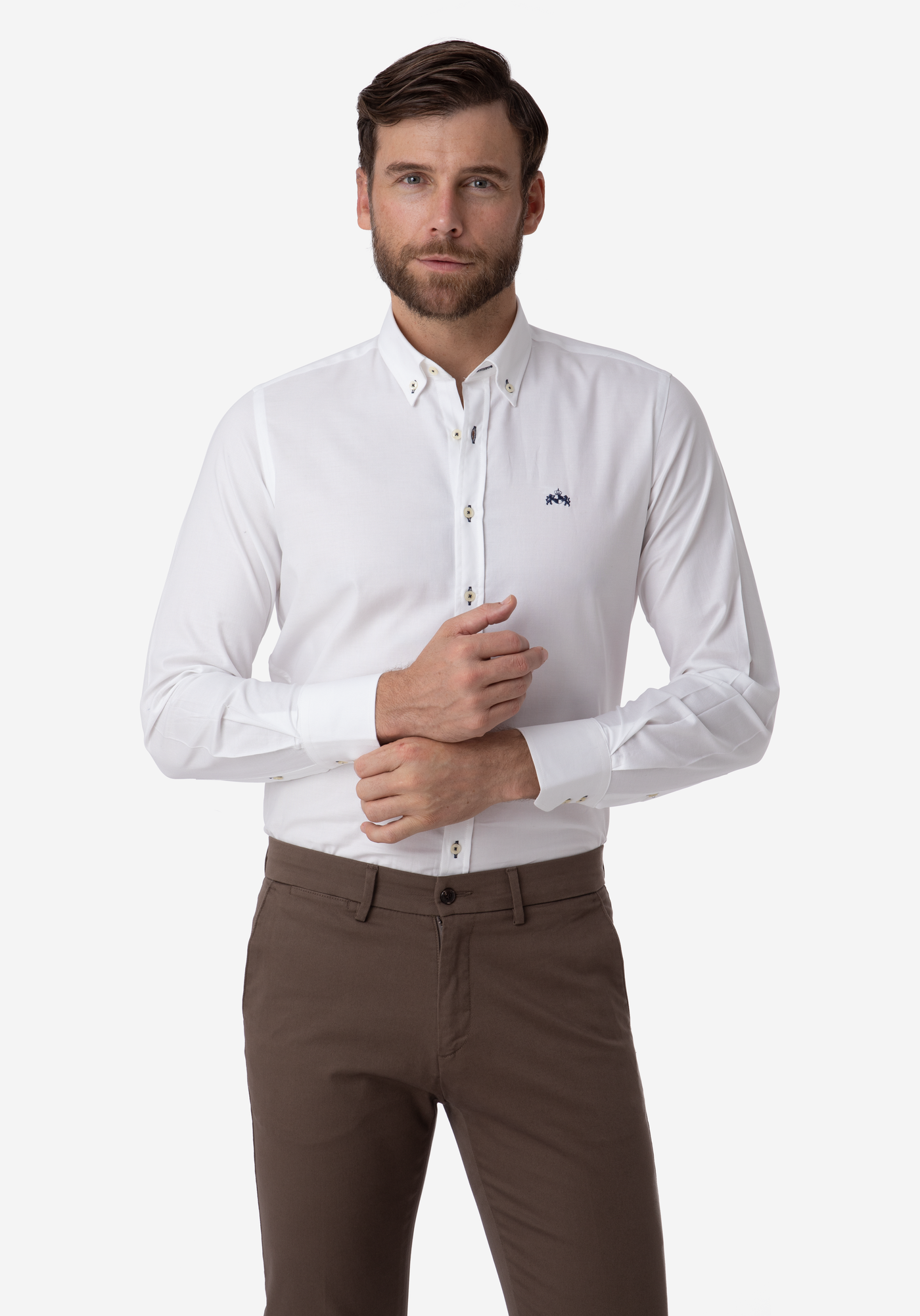 White Royal Oxford Shirt