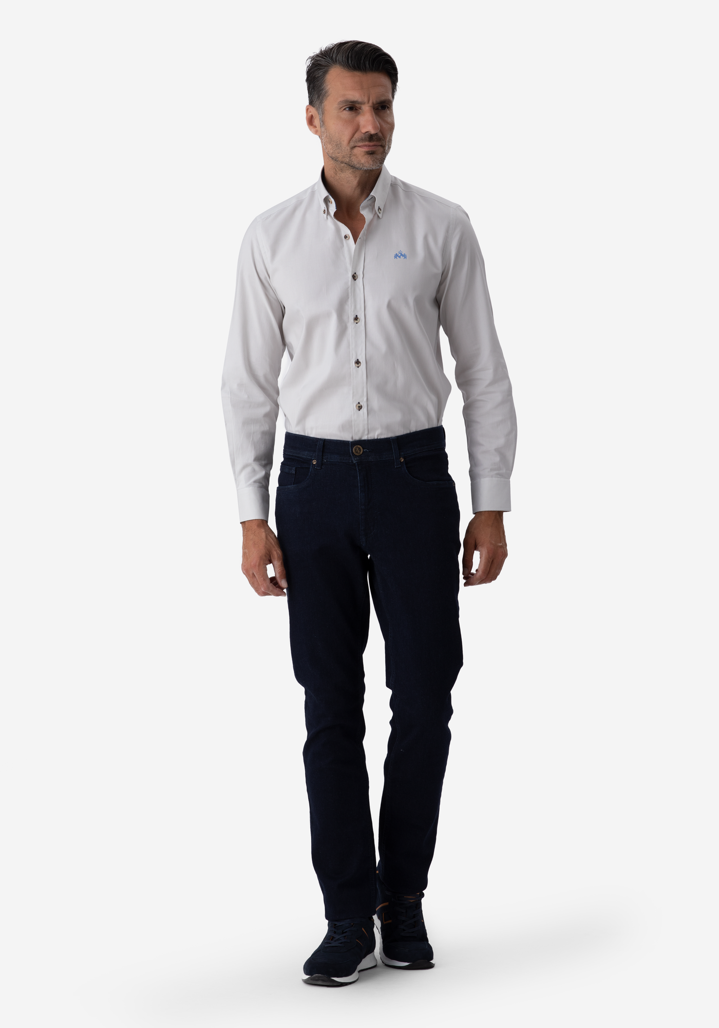 Dusty Gray Oxford Shirt