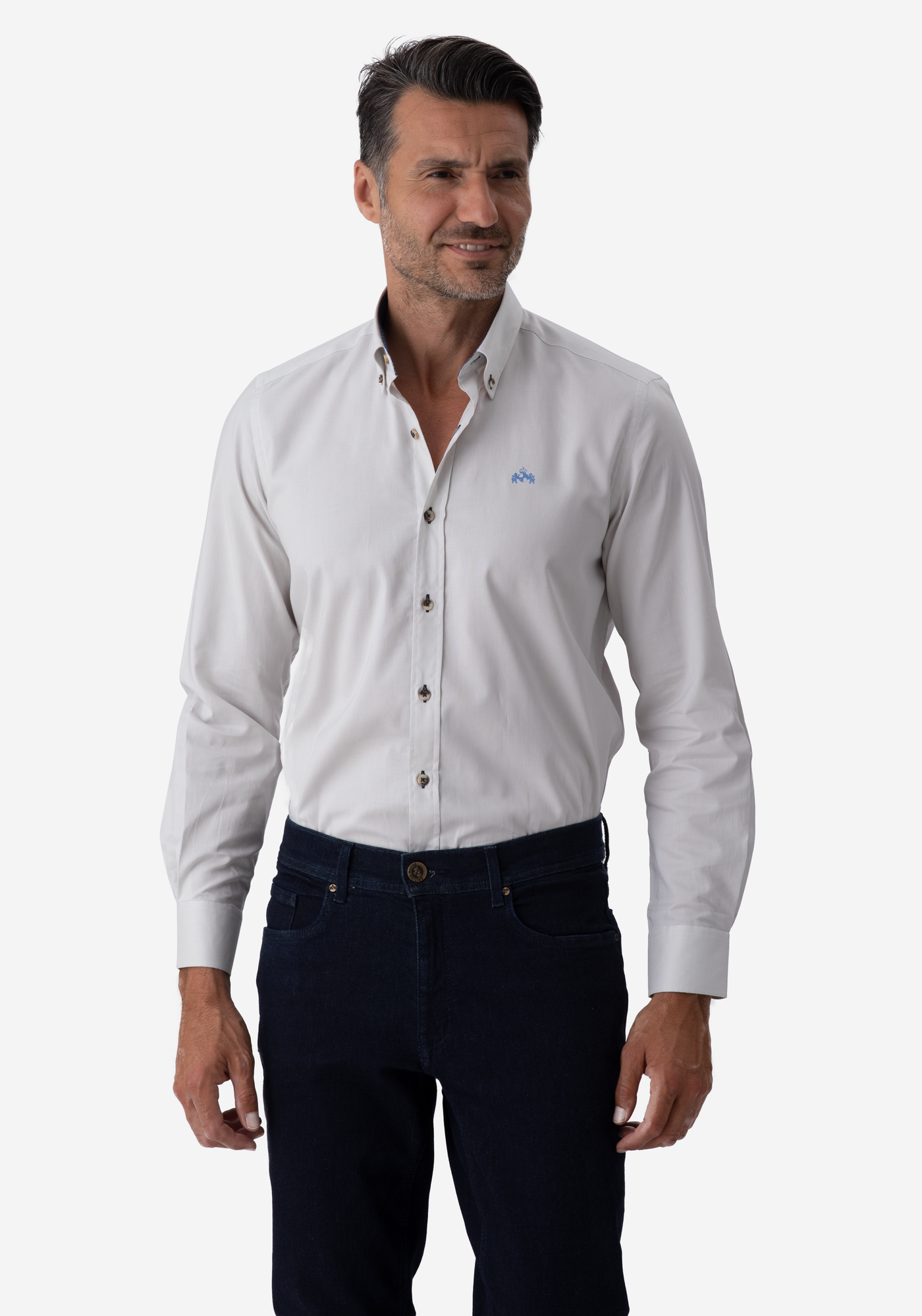 Dusty Gray Oxford Shirt