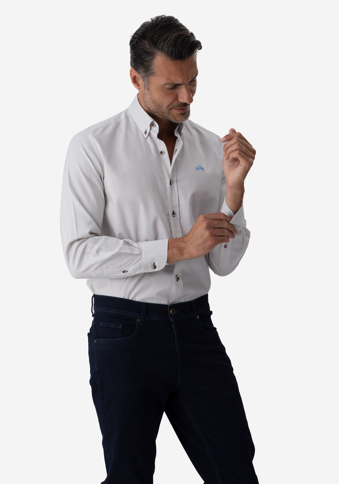 Dusty Gray Oxford Shirt