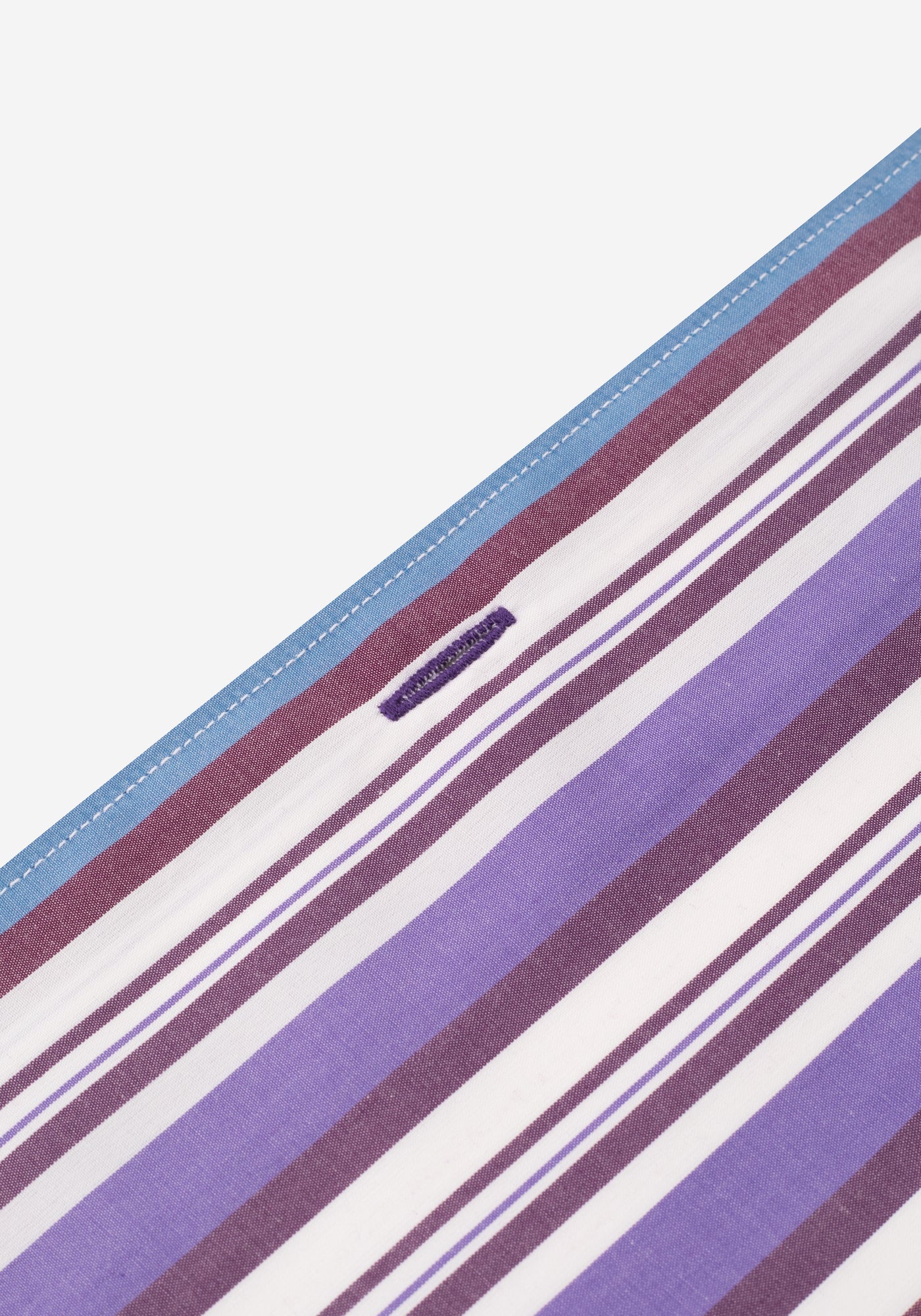 Purple Blue Stripe Resort Shirt - Short Sleeve