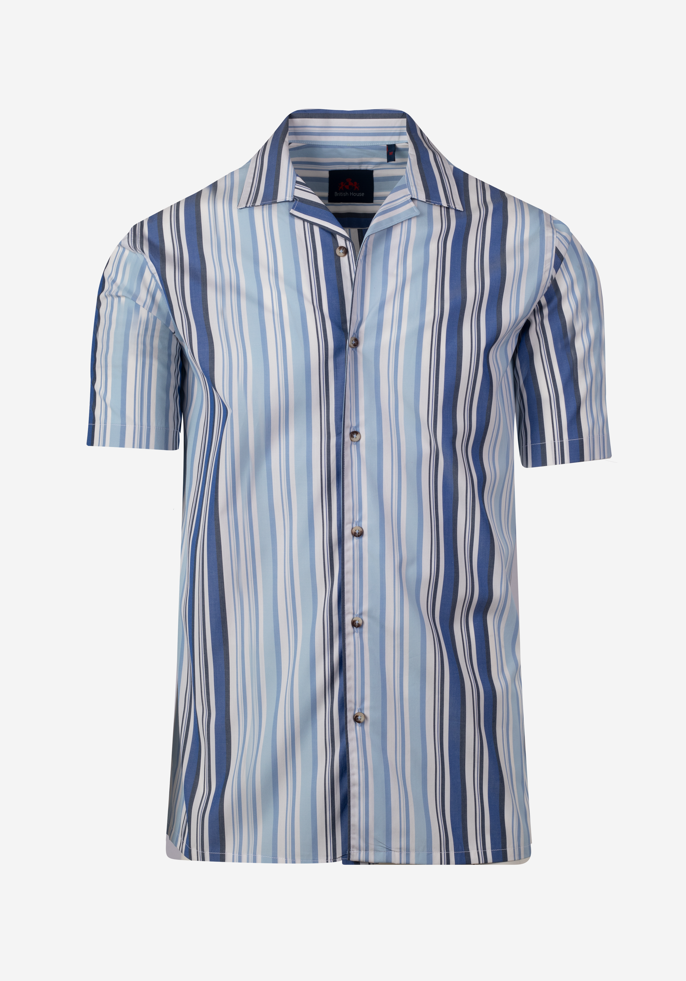 Blue Stripe Resort Shirt - Short Sleeve