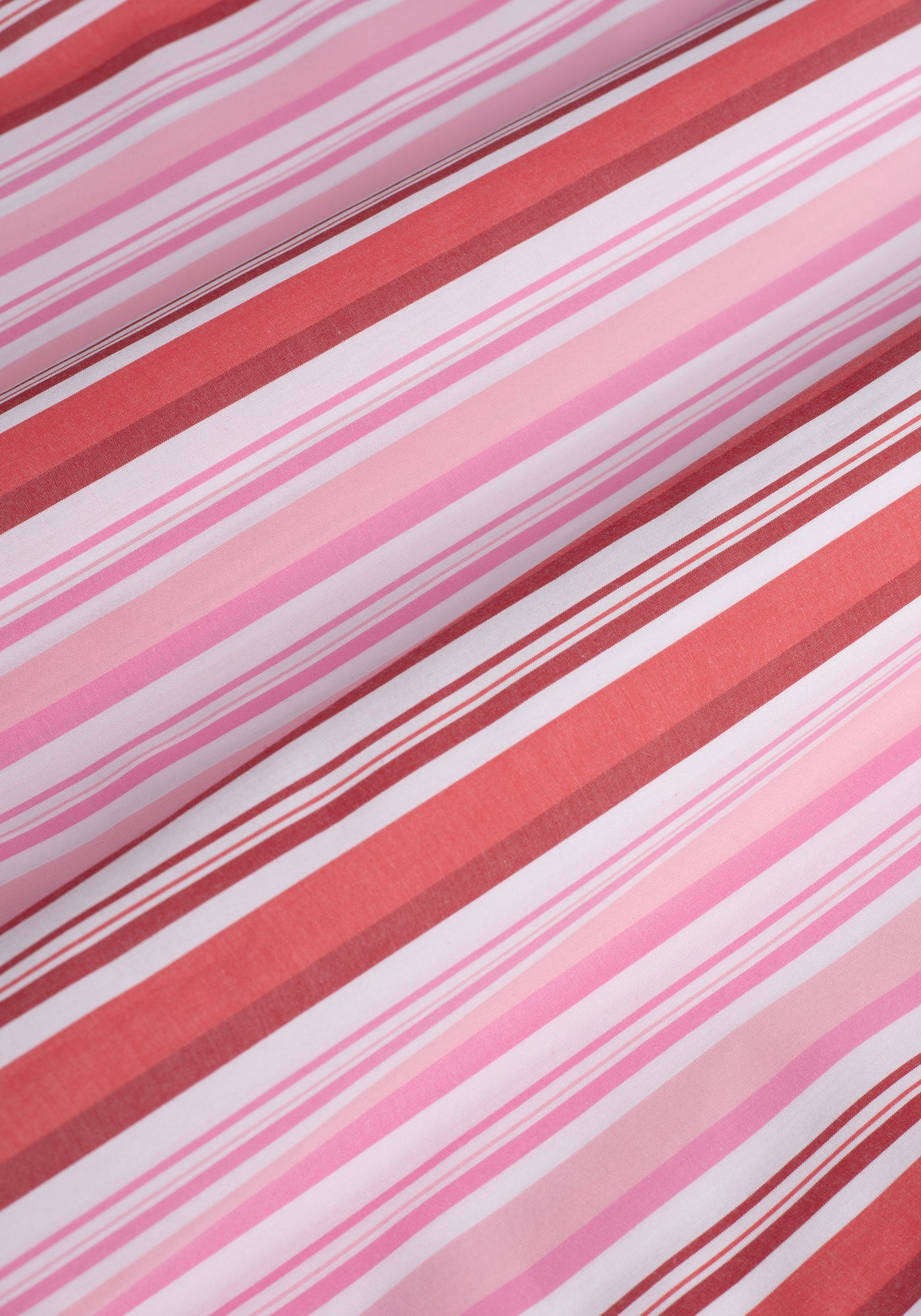 Red Pink Stripe Resort Shirt - Short Sleeve