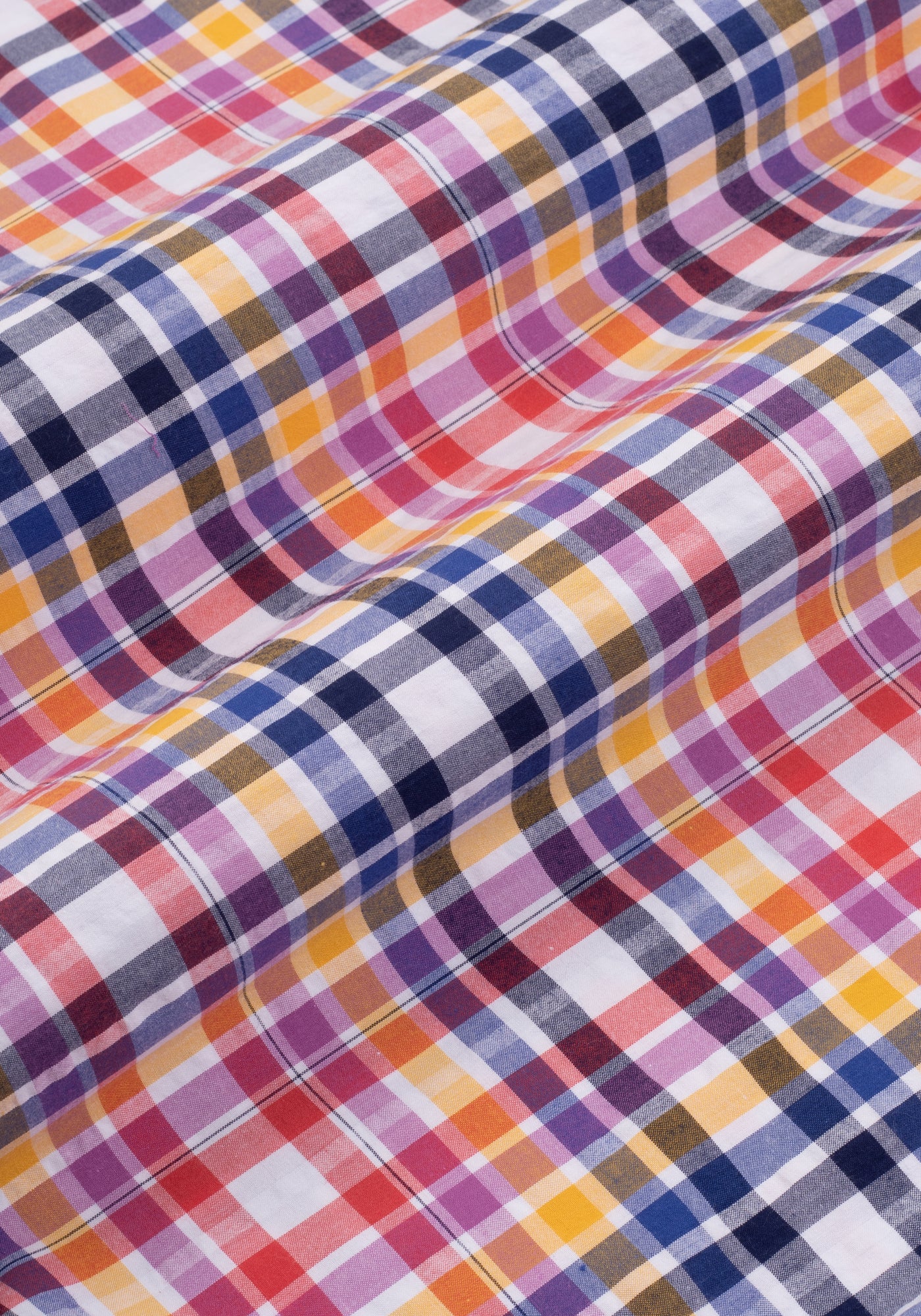 Colorful Stripe Resort Seersucker Shirt - Short Sleeve