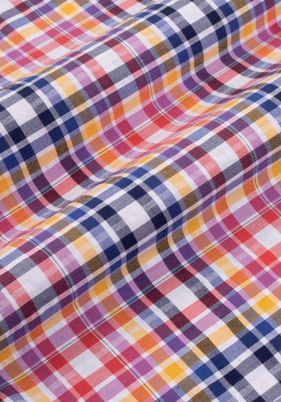 Colorful Stripe Resort Seersucker Shirt - Short Sleeve