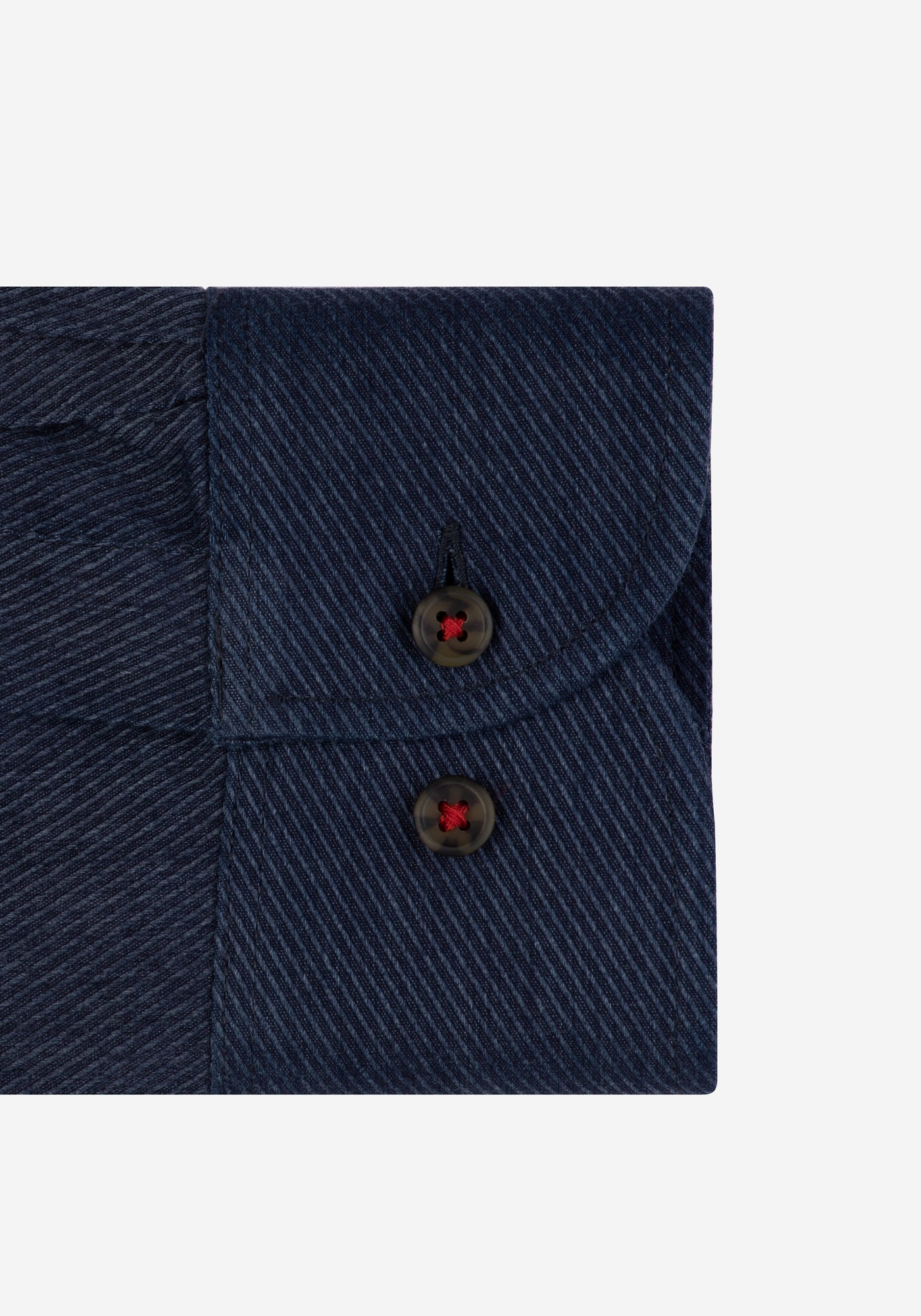 Textured Twill Blue Shirt