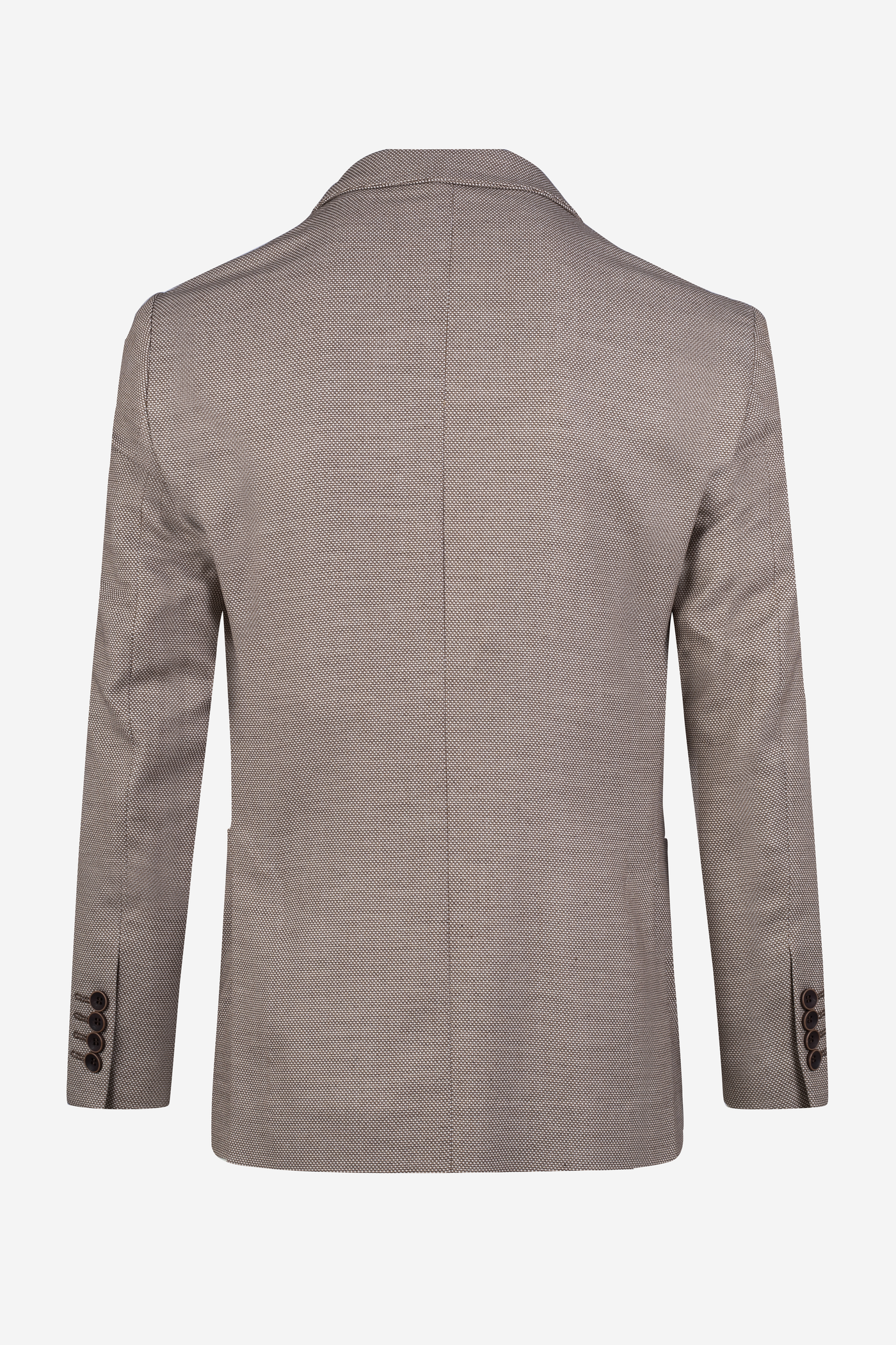 Contemporary Fit Cameo Beige Dotted Blazer