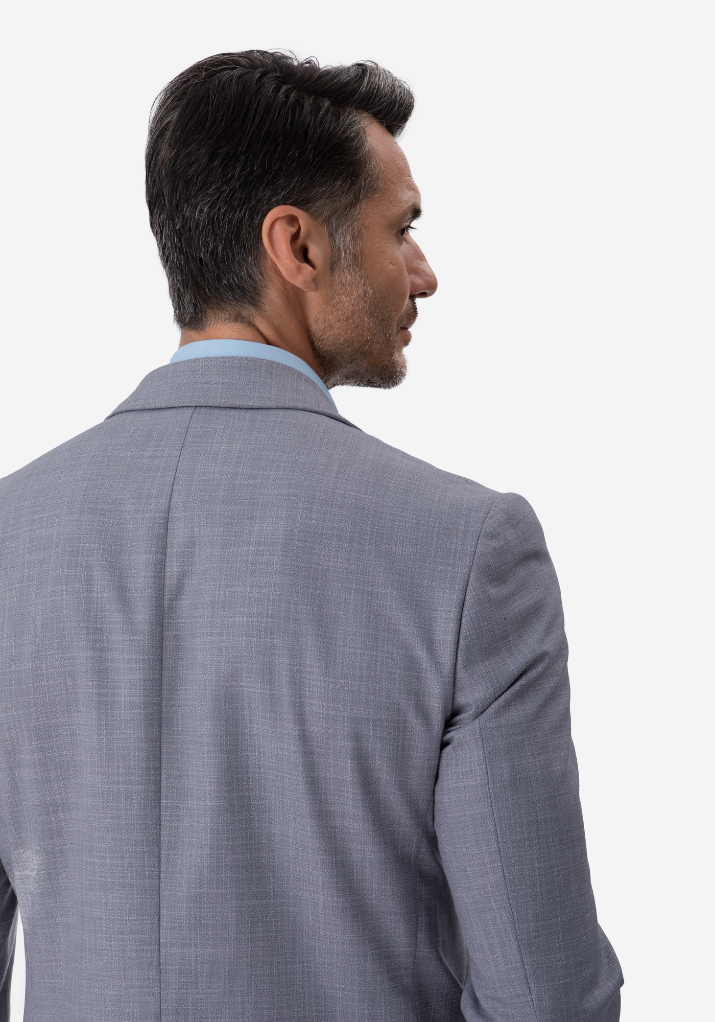 Contemporary Fit French Gray Havana Blazer