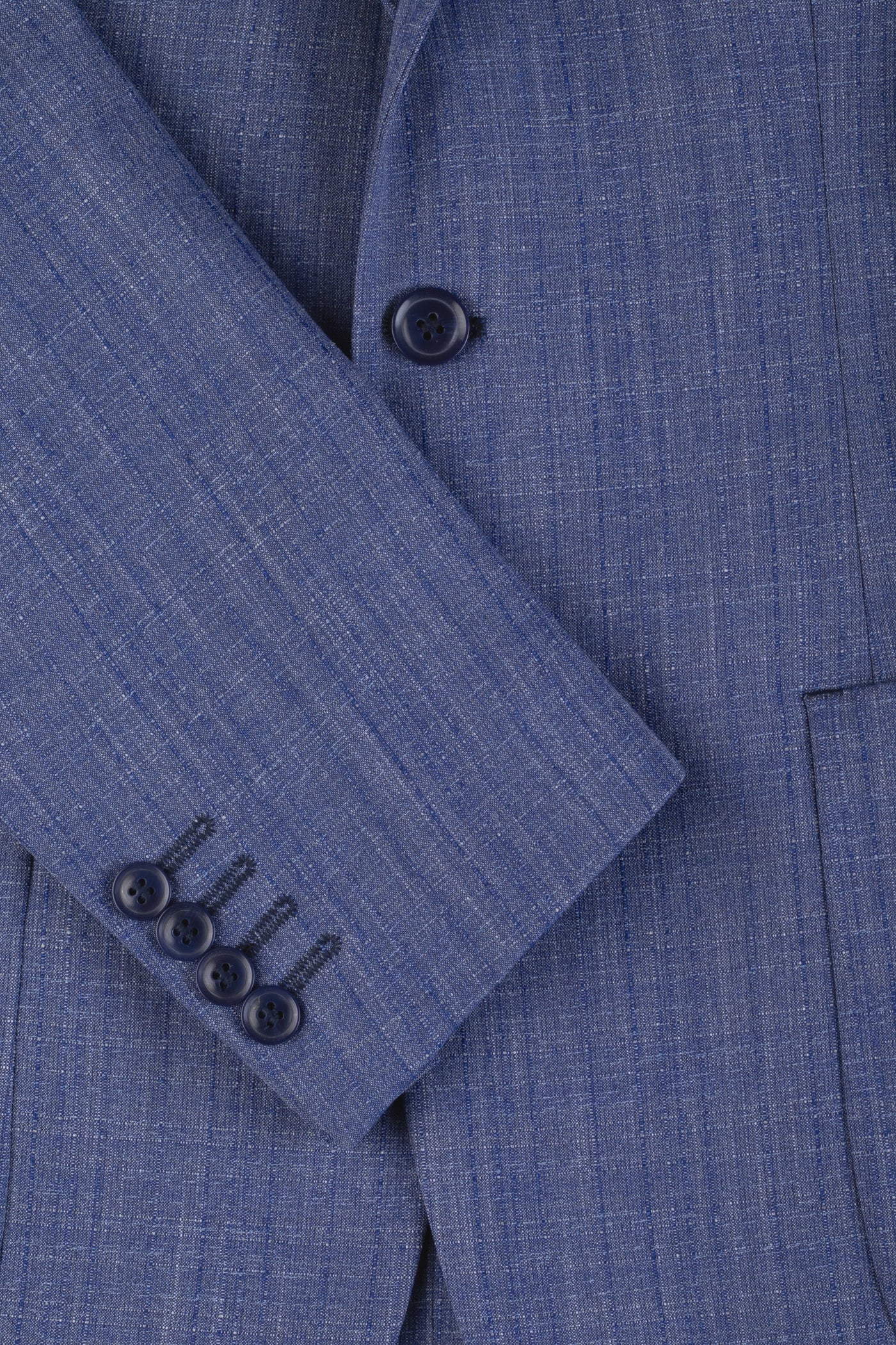 Contemporary Fit Pastel Blue Havana Blazer