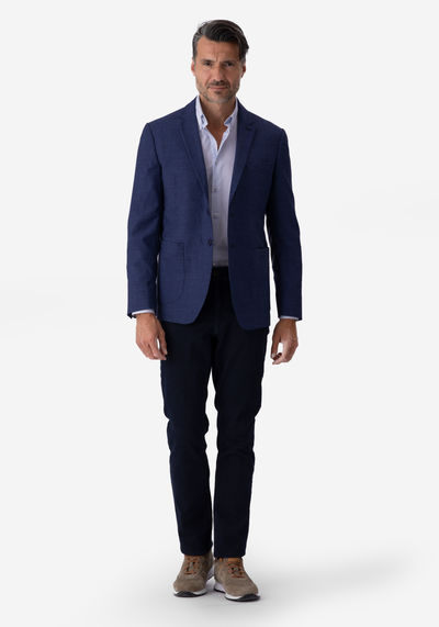 Contemporary Fit Midnight Blue Blazer