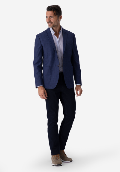 Contemporary Fit Midnight Blue Blazer