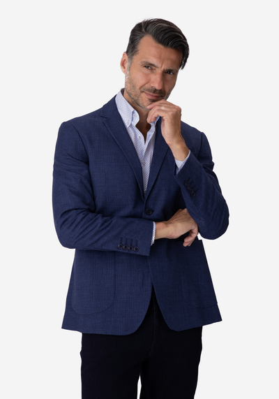 Contemporary Fit Midnight Blue Blazer