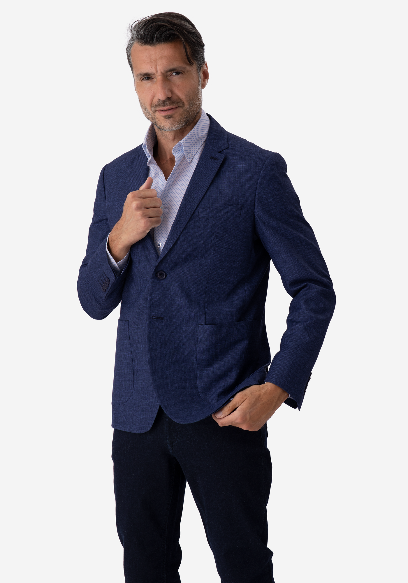 Contemporary Fit Midnight Blue Blazer