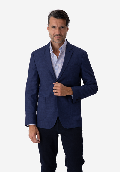 Contemporary Fit Midnight Blue Blazer