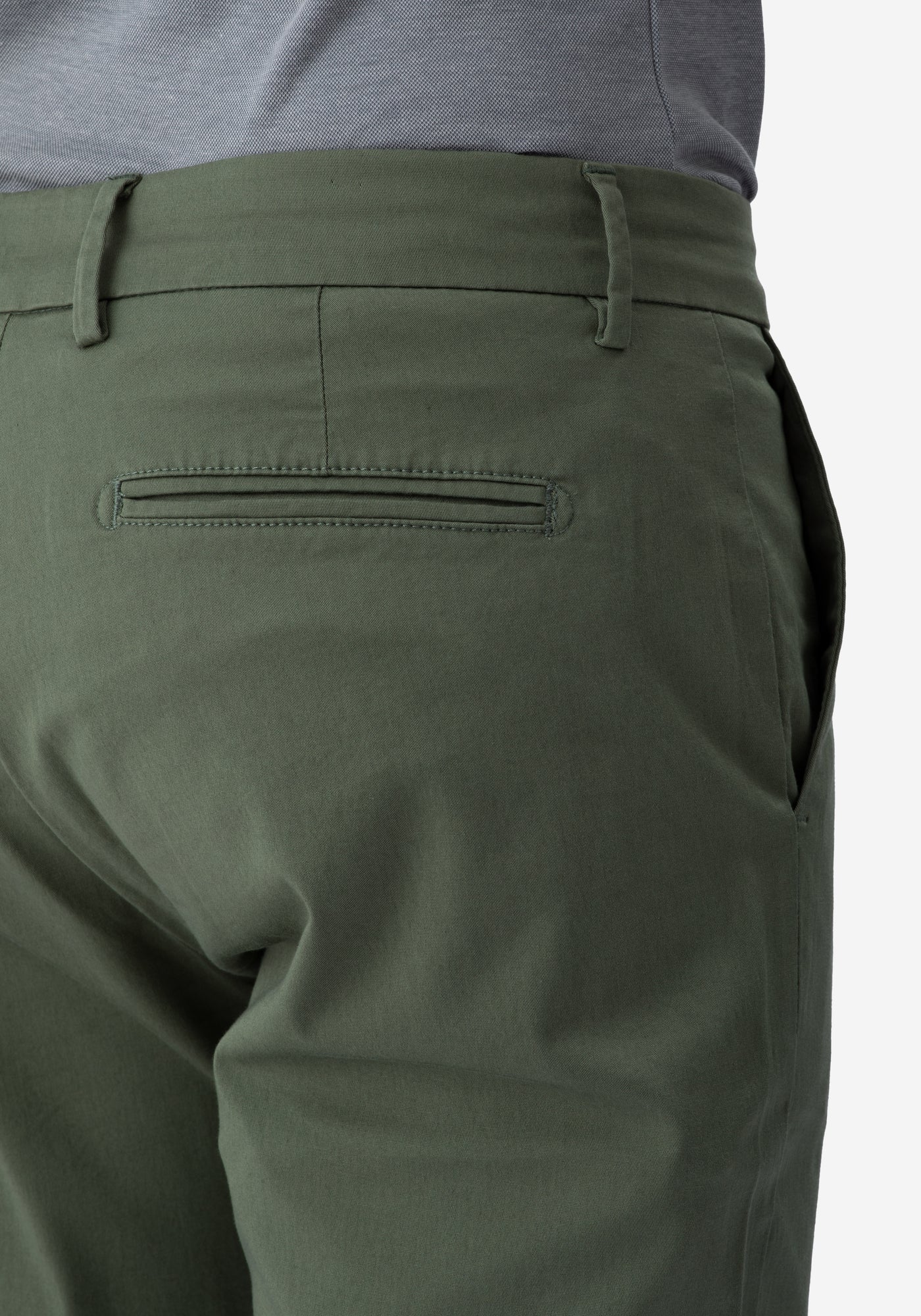 Dark Olive Gabardine