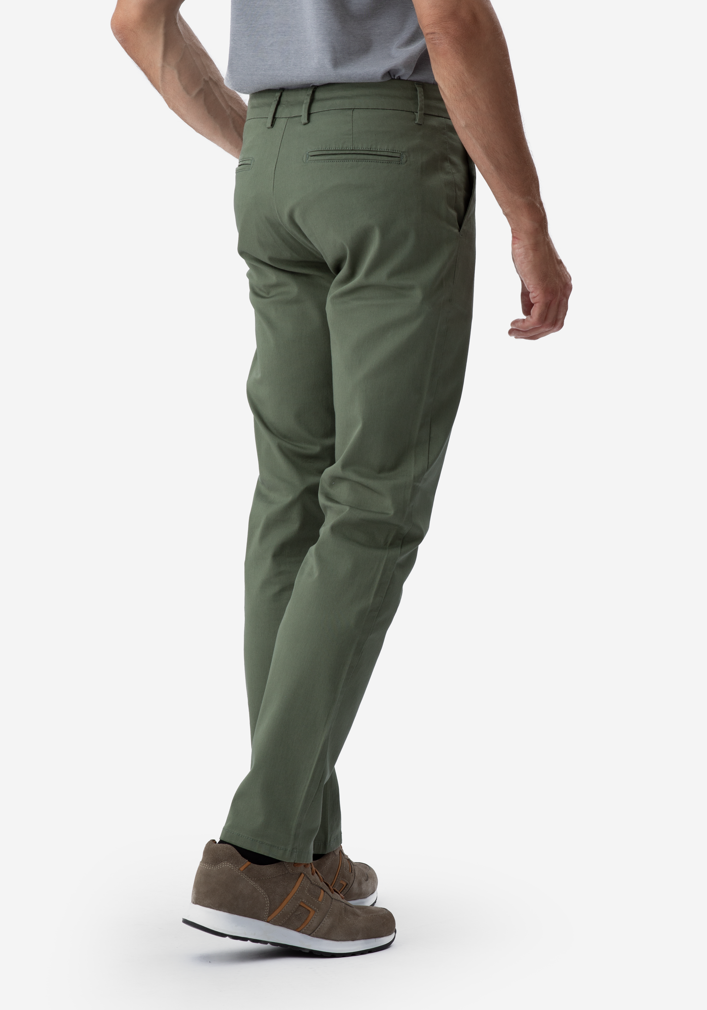 Dark Olive Gabardine