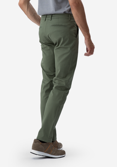 Dark Olive Gabardine