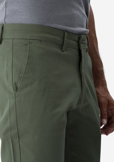 Dark Olive Gabardine