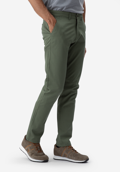 Dark Olive Gabardine