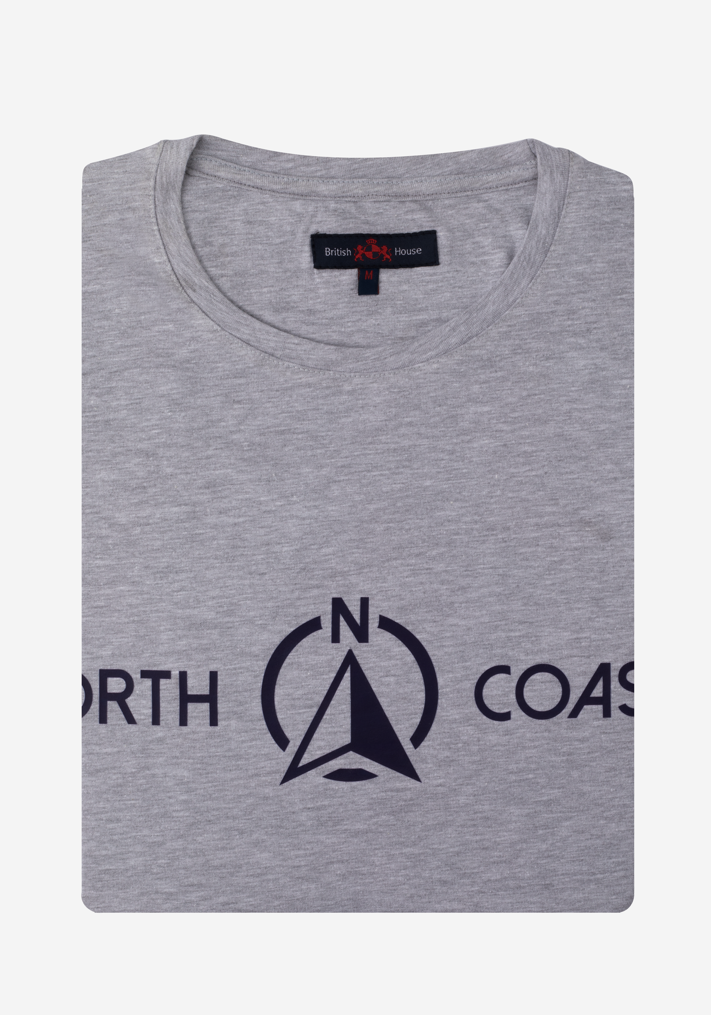 Dusty Gray Cotton Crewneck Shirt