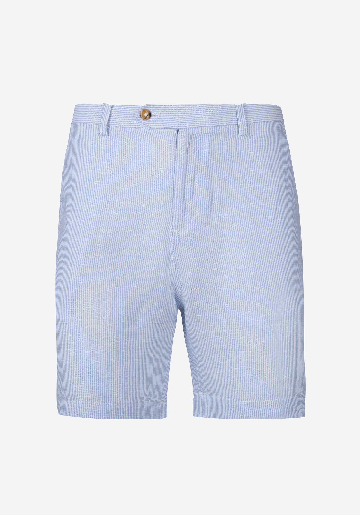 Light Blue Cotton Linen Short