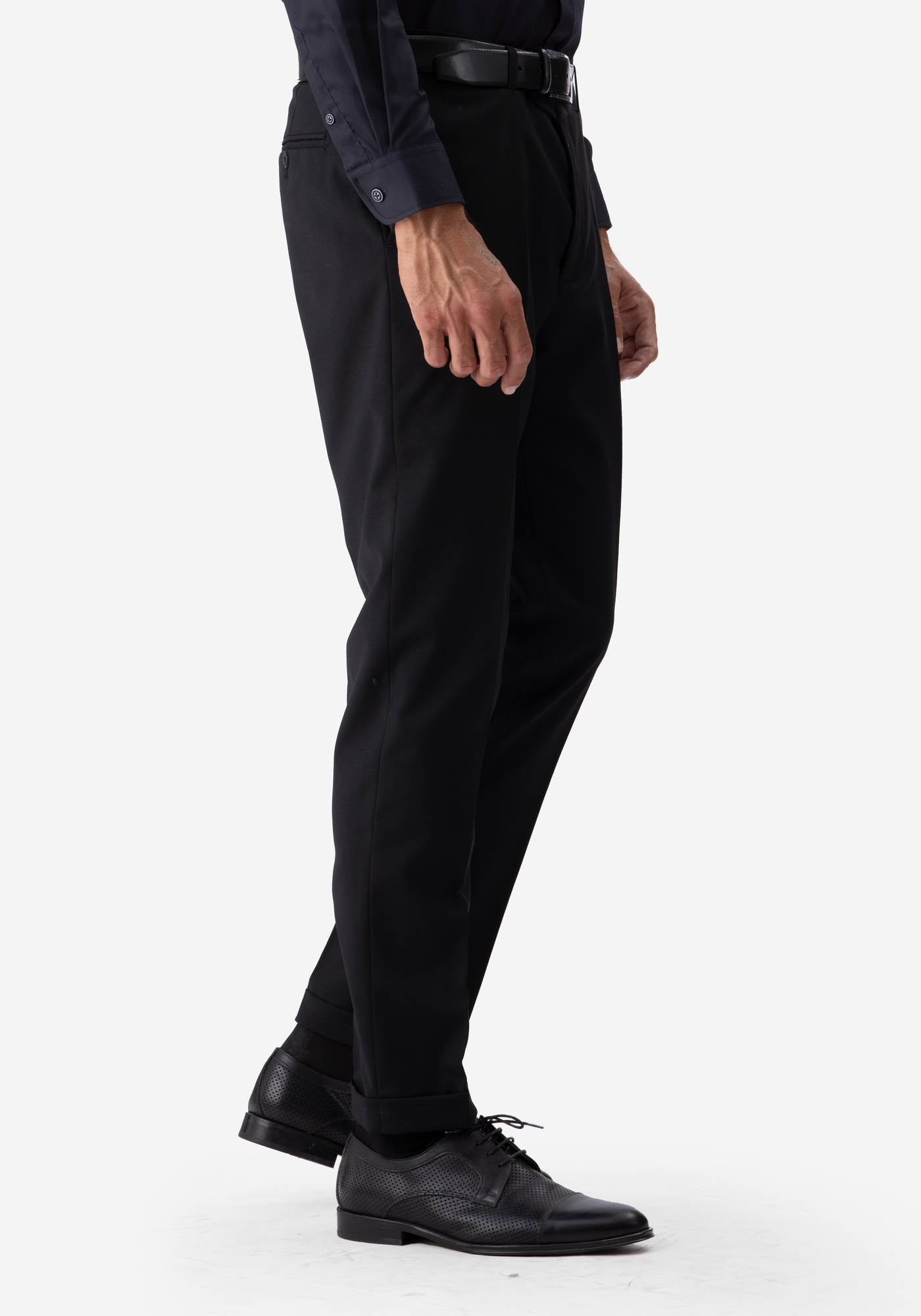 Pitch Black Wool Suit