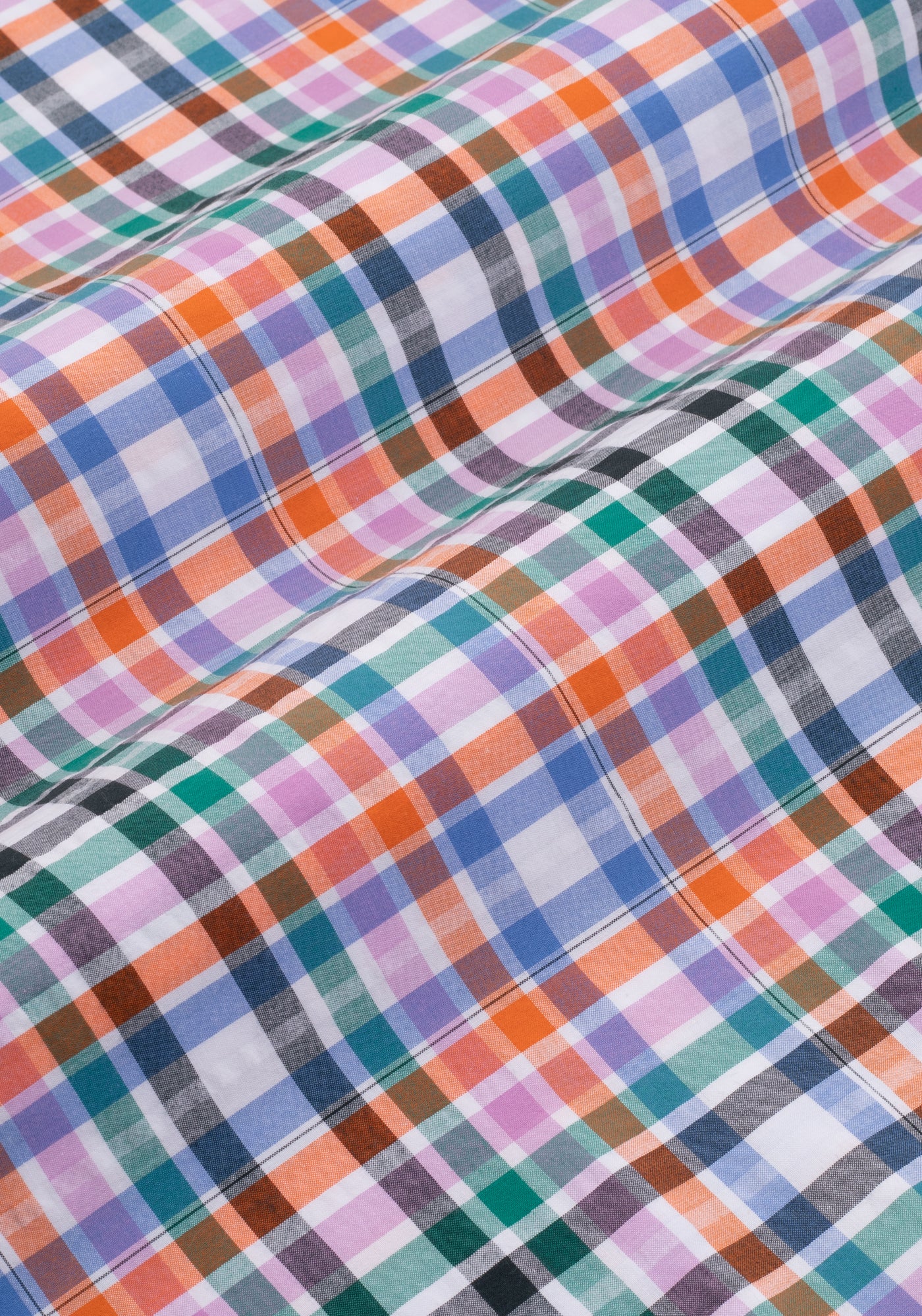 Colorful Stripe Resort Seersucker Shirt - Short Sleeve