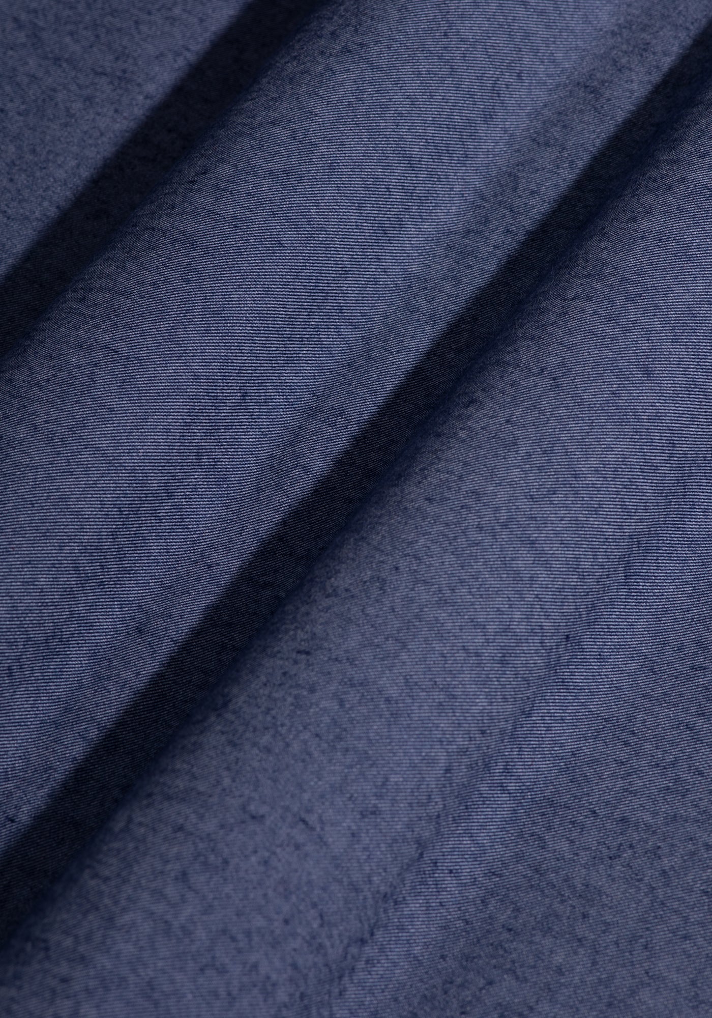 Dark Metallic Blue Flannel Wrinkle Free Shirt
