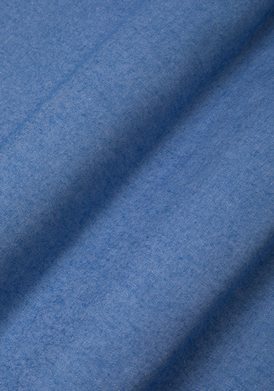 Cornflower Blue Flannel Wrinkle Free Shirt
