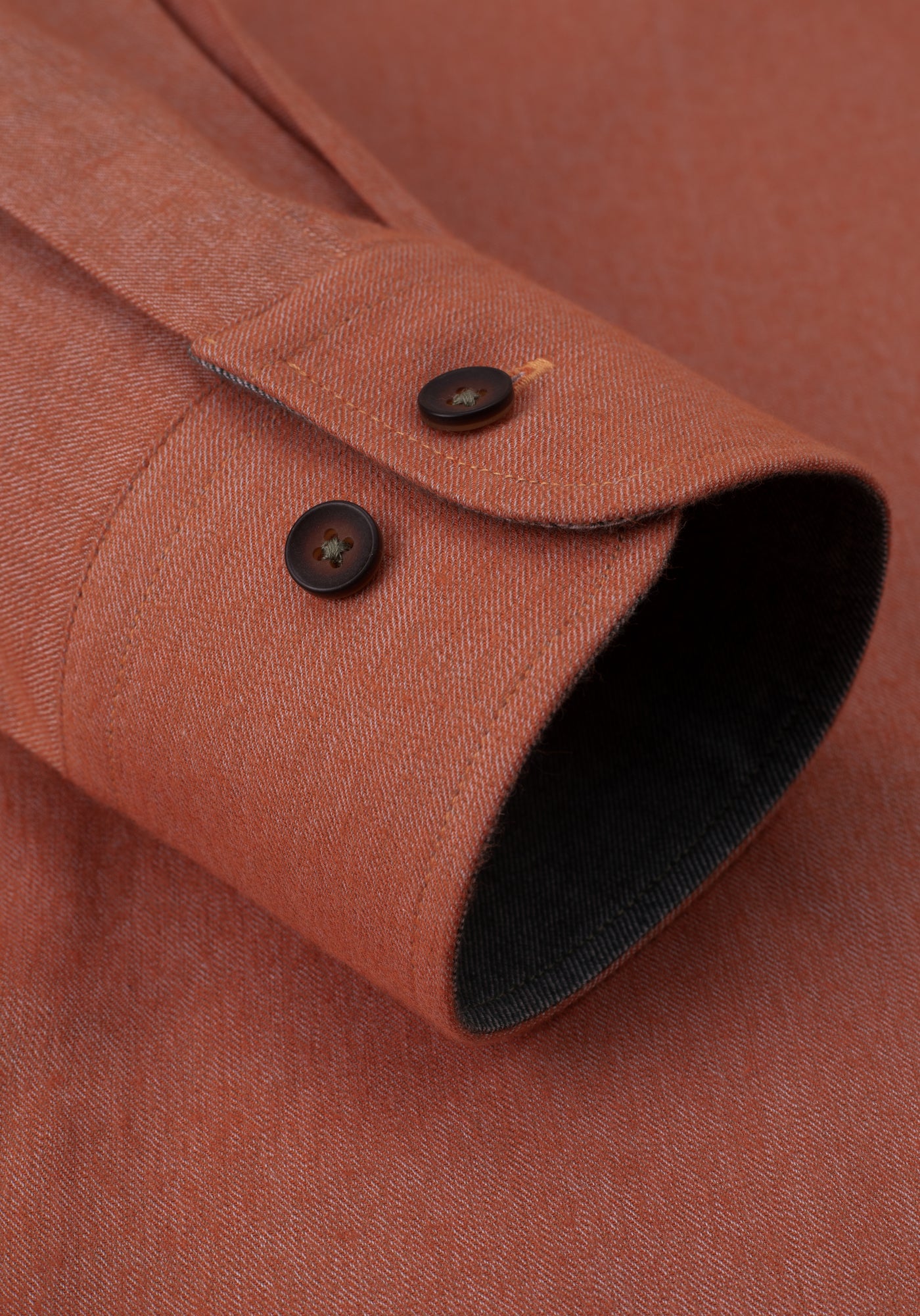 Pale Salmon Flannel Wrinkle Free Shirt