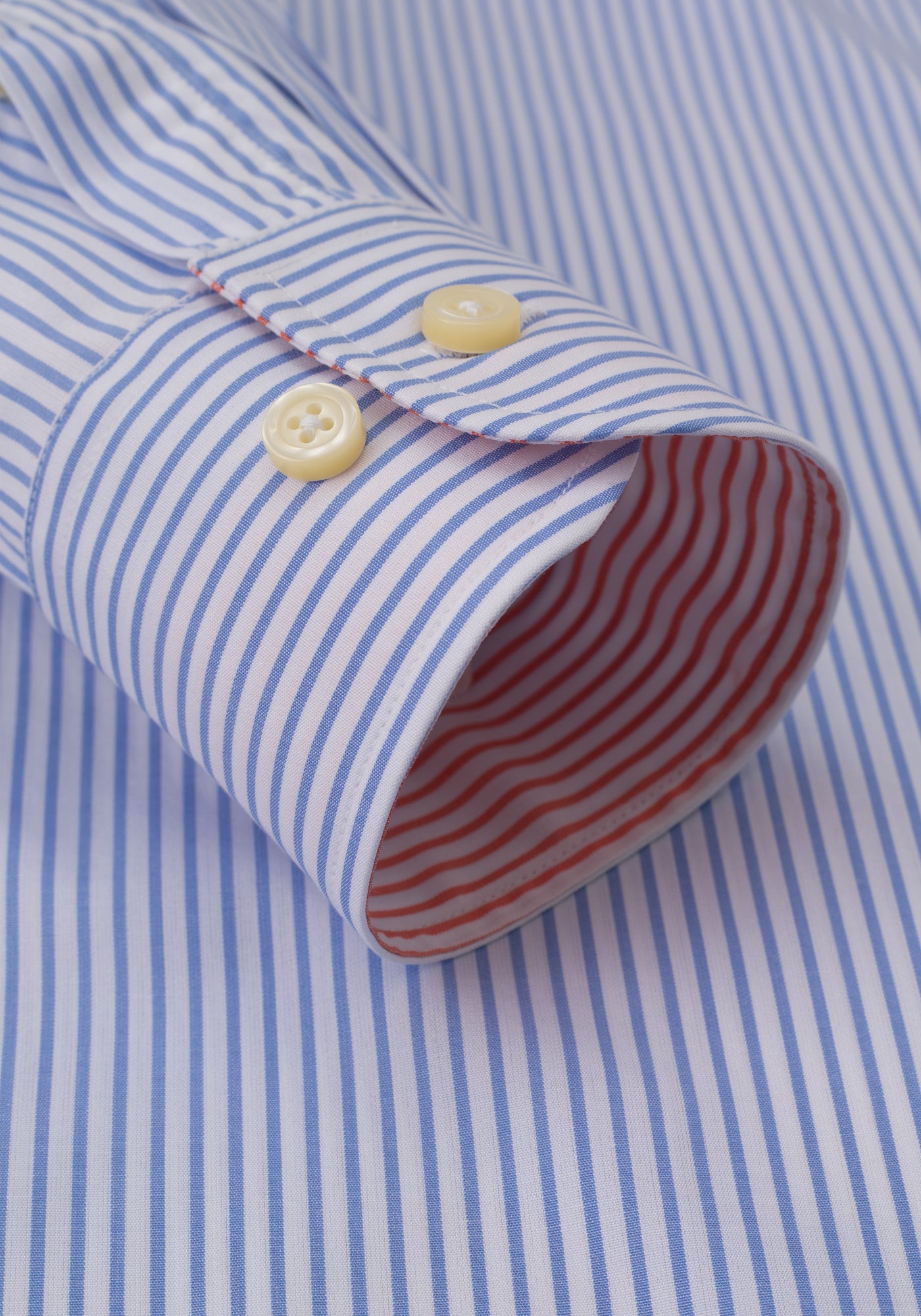 Cornflower Blue Stripe Poplin Shirt