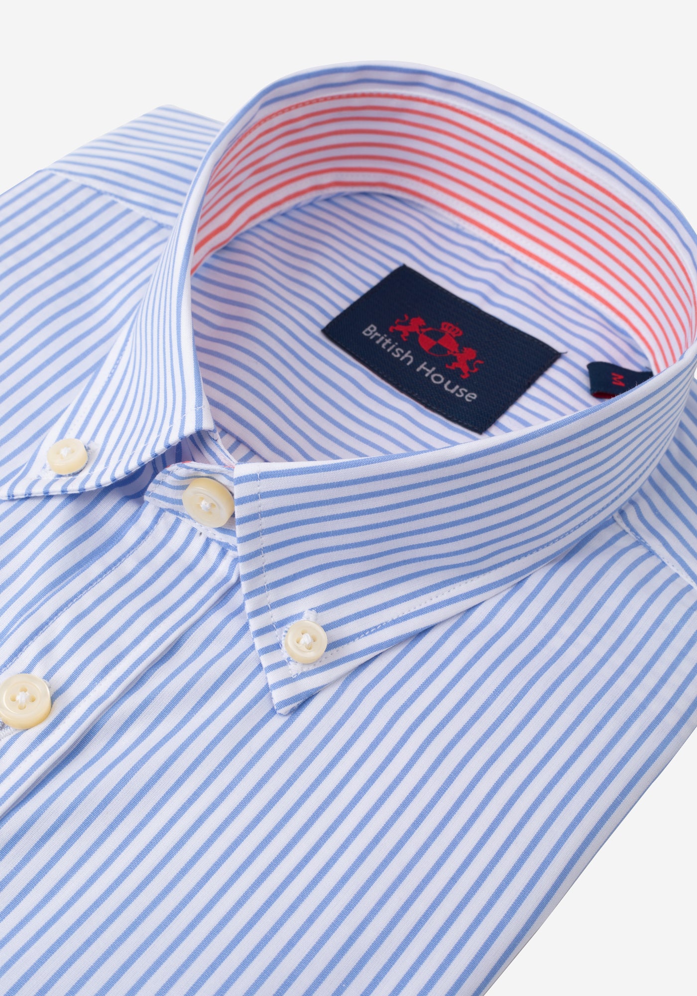 Cornflower Blue Stripe Poplin Shirt