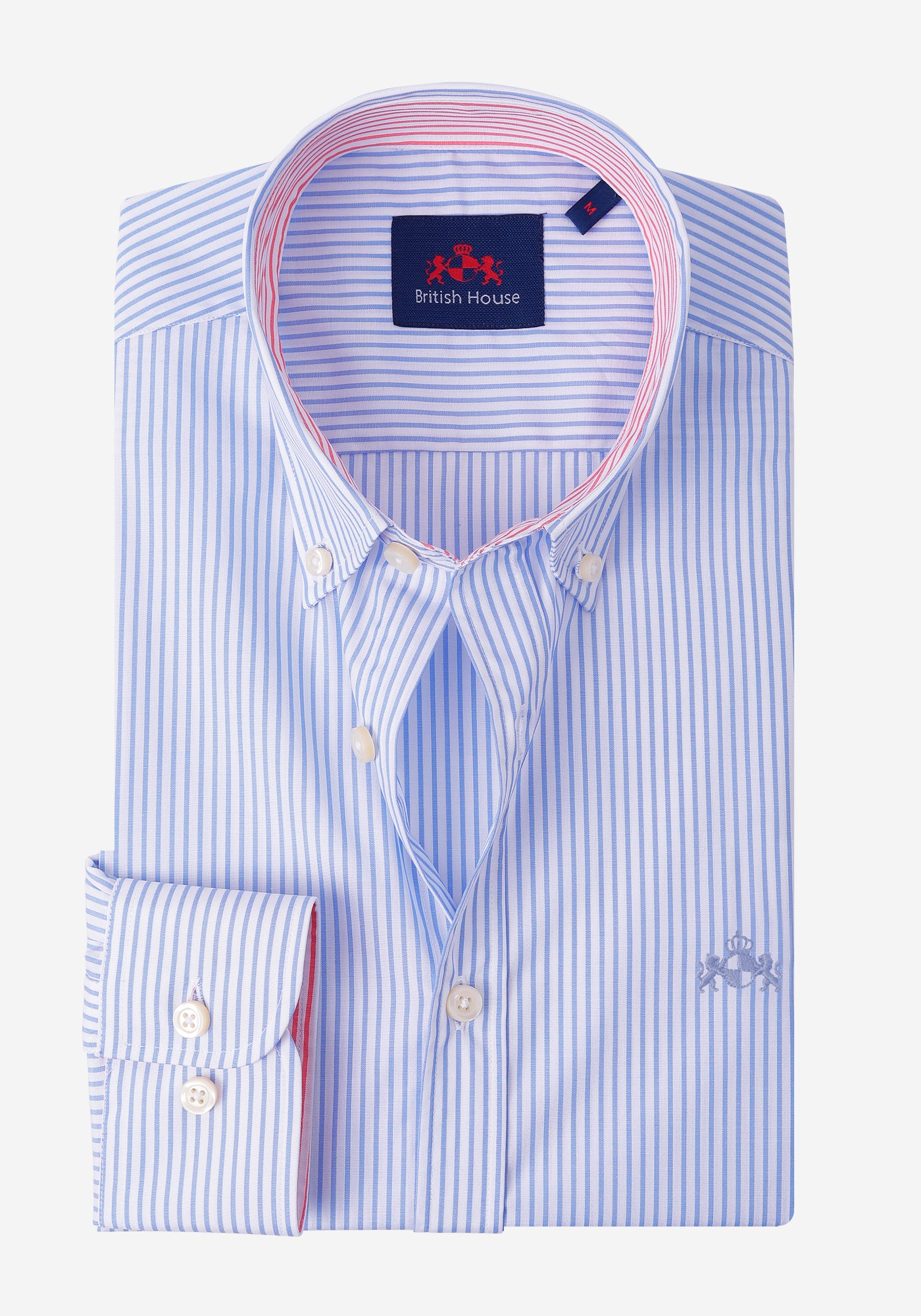 Cornflower Blue Stripe Poplin Shirt