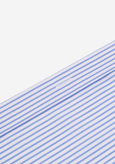 Cornflower Blue Stripe Poplin Shirt