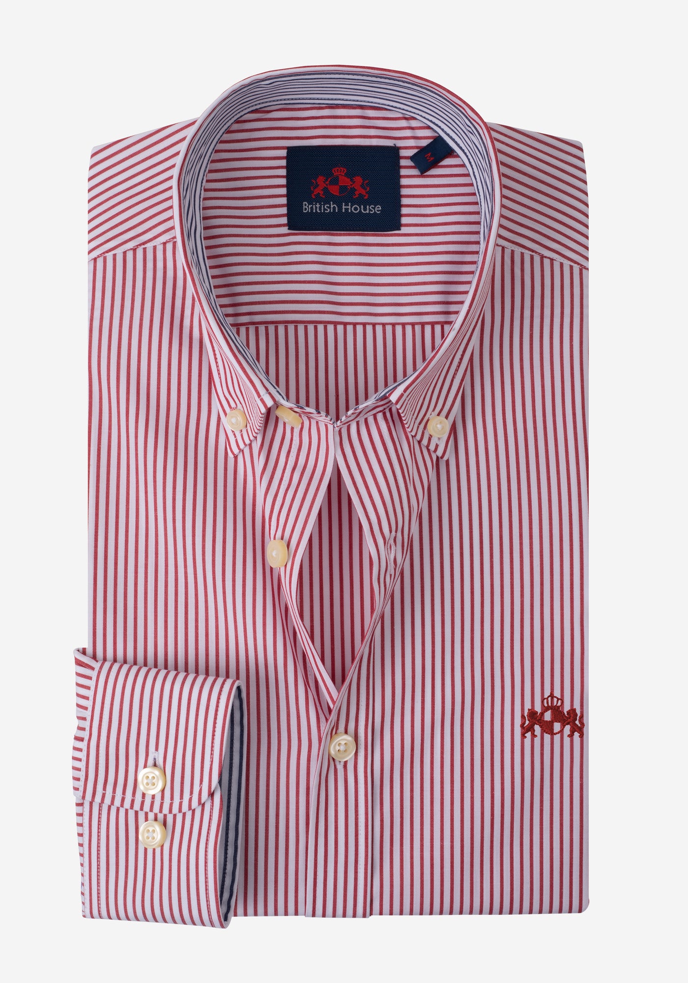 Barn Red Stripe Poplin Shirt