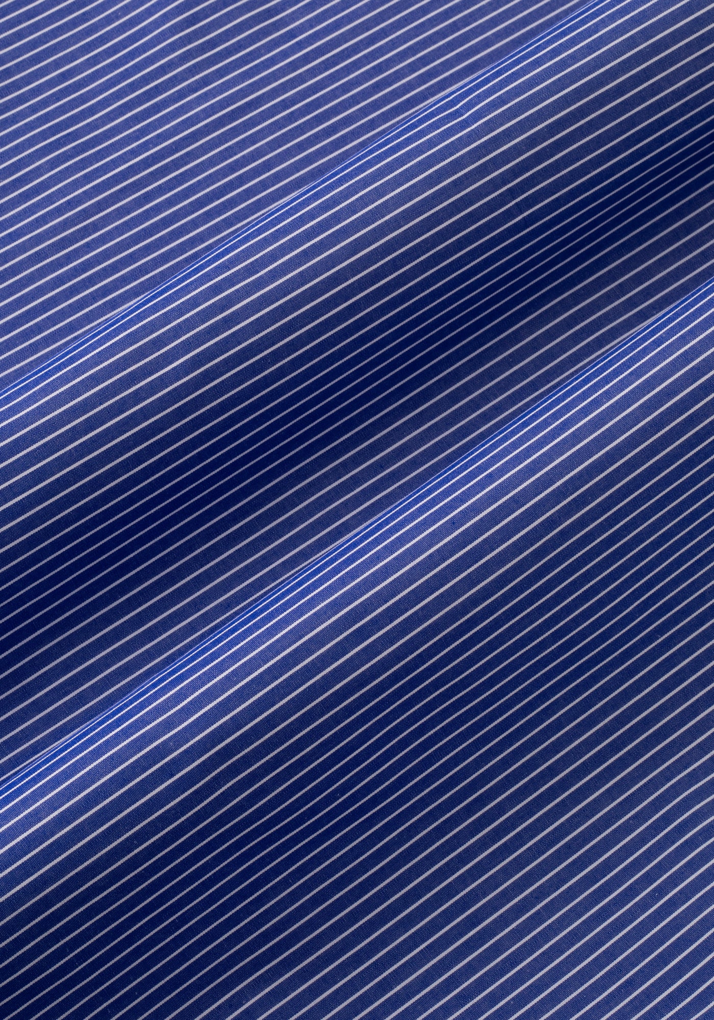 Navy Blue Stripe Poplin Shirt