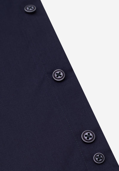 Deep Dark Blue Chambray Shirt
