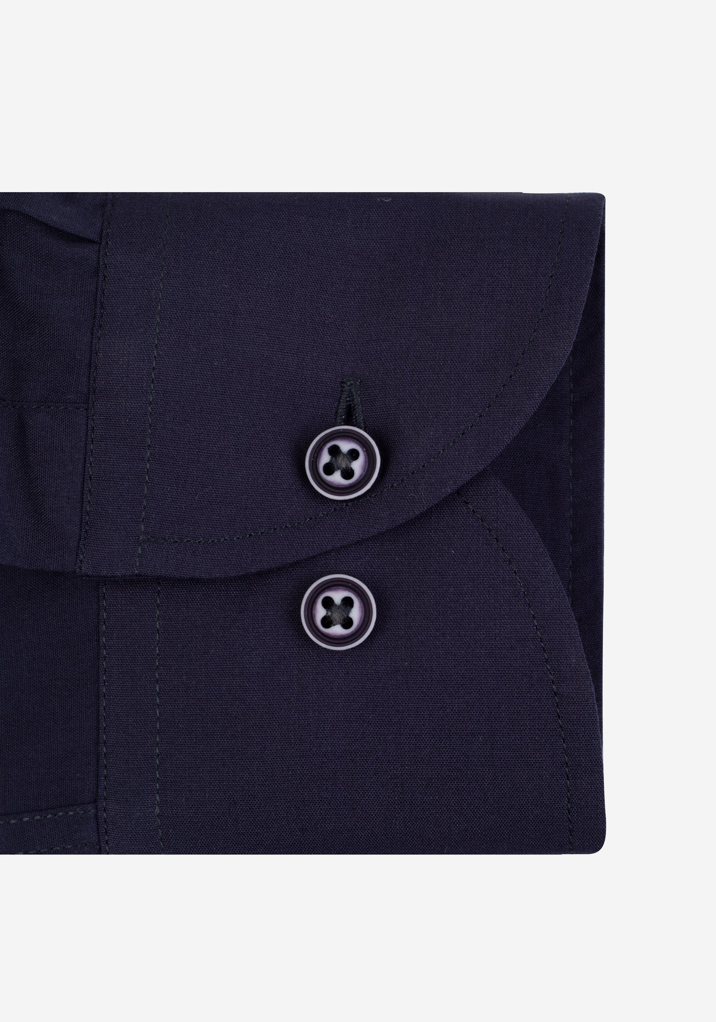 Deep Dark Blue Chambray Shirt