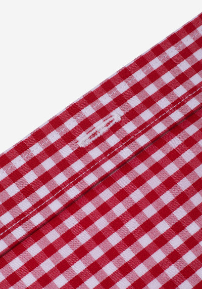 Imperial Red Checked Poplin Shirt